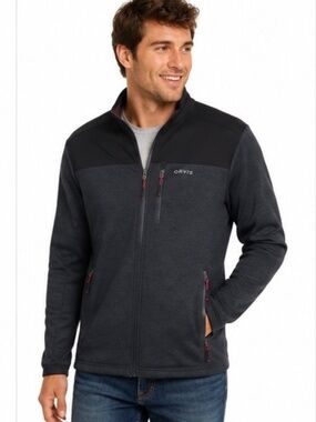 Orvis Men's Full Zip Fleece Jacket – Size Large